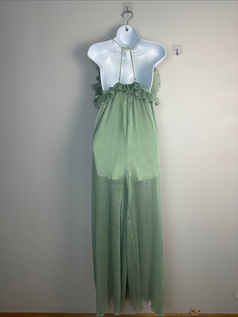Alice McCall Ruffle Jumpsuit Green Size 4 Lightweight Romper Feminine Playsuit - Picture 6 of 16